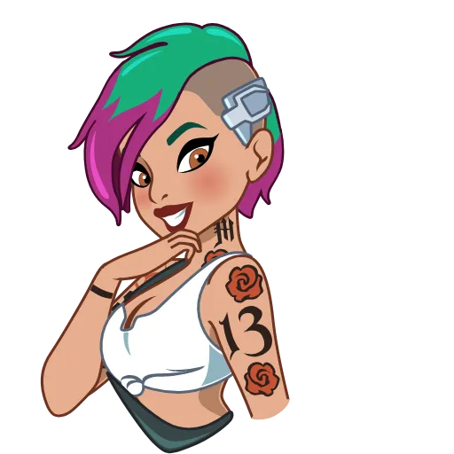 Стикерпак Judy Alvarez для Telegram