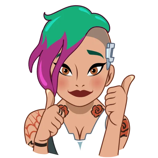 👍 Стикер «Judy Alvarez» для Telegram
