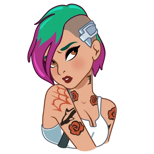 ☺️ Стикер «Judy Alvarez» для Telegram