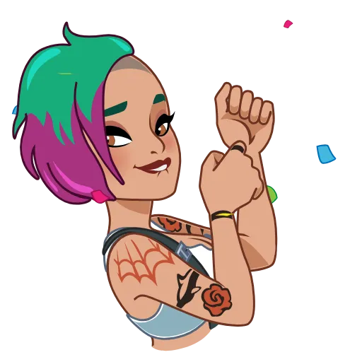 💃 Стикер «Judy Alvarez» для Telegram
