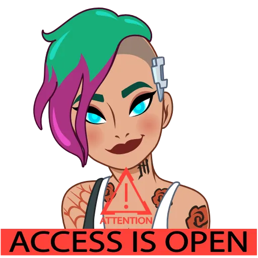 😉 Стикер «Judy Alvarez» для Telegram