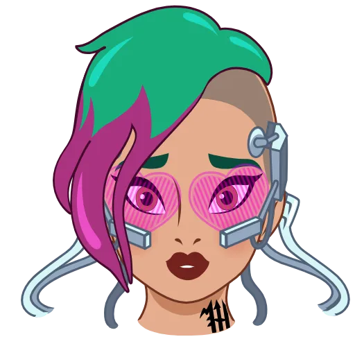 🥰 Стикер «Judy Alvarez» для Telegram
