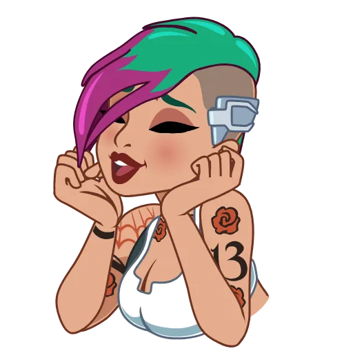 🥰 Стикер «Judy Alvarez» для Telegram