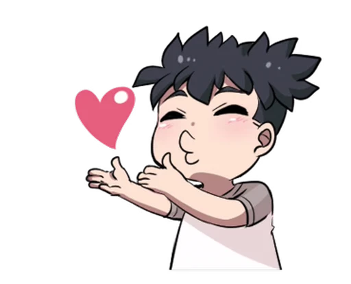 😘 Стикер «Jun Lemon Valentines Day» для Telegram