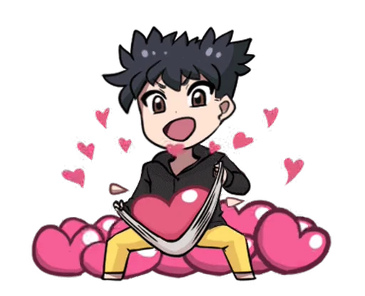 🩷 Стикер «Jun Lemon Valentines Day» для Telegram