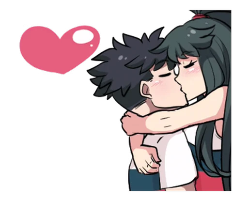 👩‍❤️‍💋‍👨 Стикер «Jun Lemon Valentines Day» для Telegram