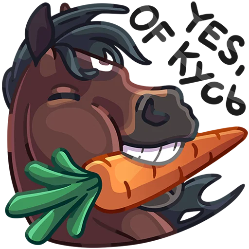 🥕 Стикер «КСПХ «ЮНА» для Telegram
