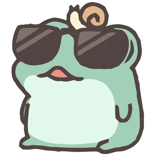 🐸 Эмодзи «Just Frogs» для Telegram