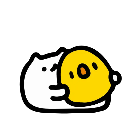 🫂 Эмодзи «Just White Cat Emoji - белый котик» для Telegram