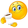 ☕ Эмодзи «Колобки смайлы» для Telegram