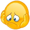 😔 Эмодзи «Колобки смайлы» для Telegram