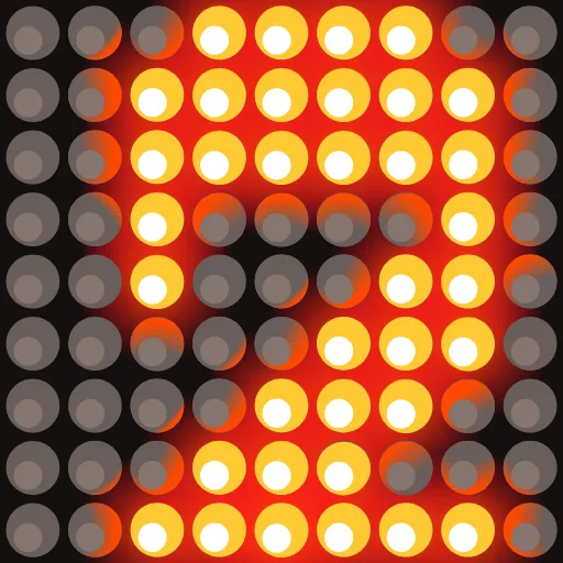 2️⃣ Эмодзи «Led Screen Emoji #font #foradmins #decor» для Telegram