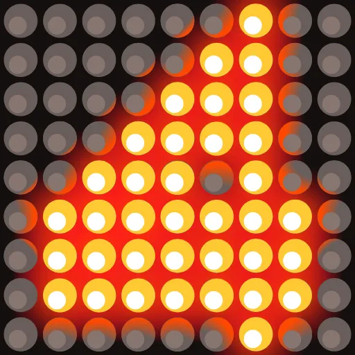 4️⃣ Эмодзи «Led Screen Emoji #font #foradmins #decor» для Telegram