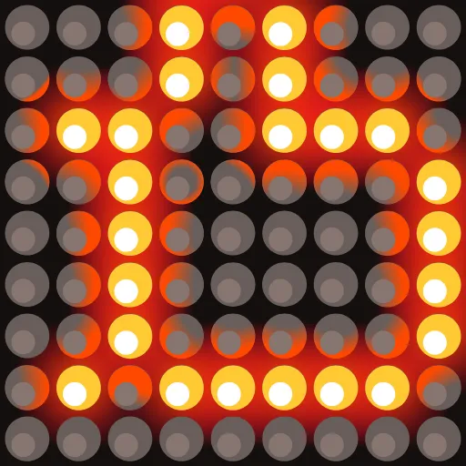 👍 Эмодзи «Led Screen Emoji #font #foradmins #decor» для Telegram