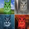 🤩 Эмодзи «Коты премиум» для Telegram
