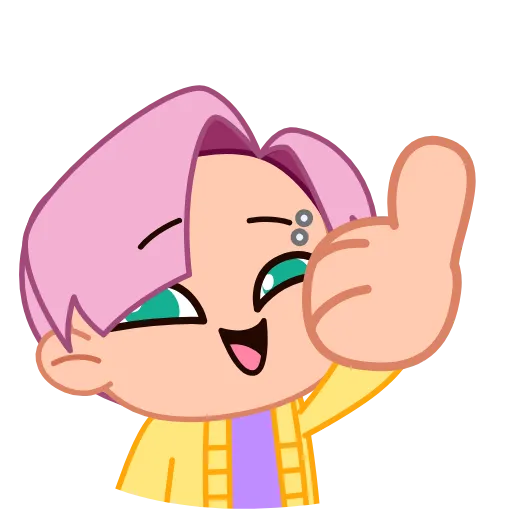 👍 Эмодзи «K-Pop Boys» для Telegram