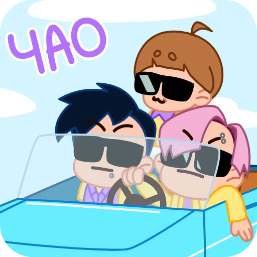 🚙 Эмодзи «K-Pop Boys» для Telegram