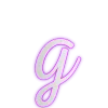 🤩 Эмодзи «Розовые буквы, большие и маленькие» для Telegram