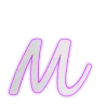 🤩 Эмодзи «Розовые буквы, большие и маленькие» для Telegram