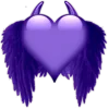 😈 Эмодзи «Purple ➜» для Telegram