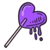 🍭 Эмодзи «Purple ➜» для Telegram