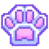 🐾 Эмодзи «Purple ➜» для Telegram