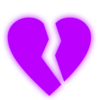 💔 Эмодзи «Purple ➜» для Telegram