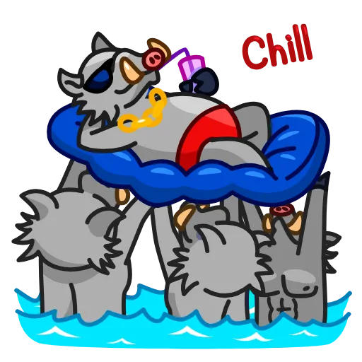 🏊‍♂️ Эмодзи «90's Kaban» для Telegram