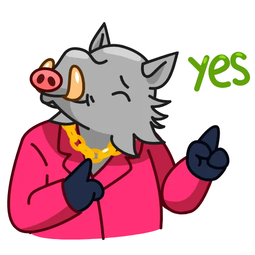 ☺️ Эмодзи «90's Kaban» для Telegram