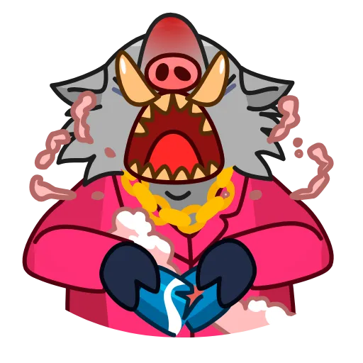 😡 Эмодзи «90's Kaban» для Telegram
