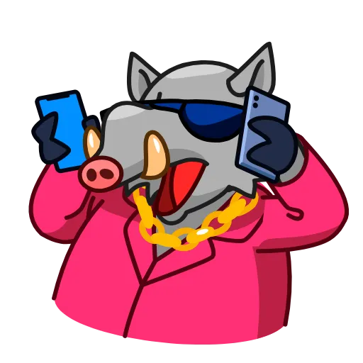 😎 Эмодзи «90's Kaban» для Telegram