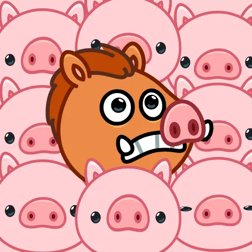 🤨 Эмодзи «Кабанчик 90S» для Telegram