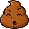 😲 Эмодзи «😍 Набор эмоджи с эмоциями какашки» для Telegram