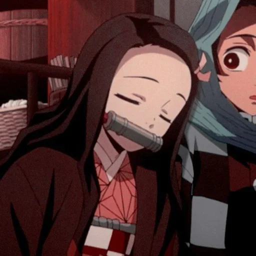 🌸 Стикер «nezuko-chan» для Telegram