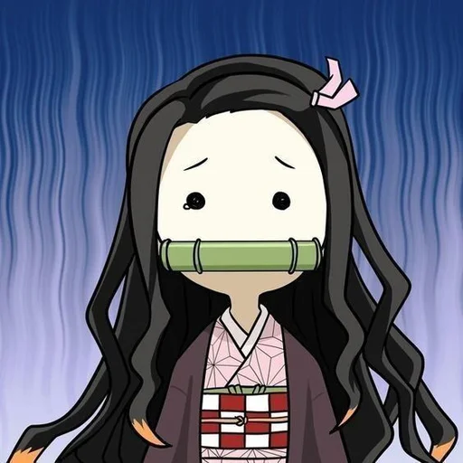 🌸 Стикер «nezuko-chan» для Telegram