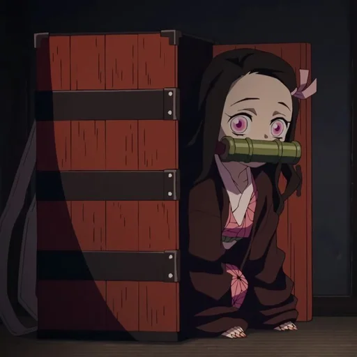 🌸 Стикер «nezuko-chan» для Telegram