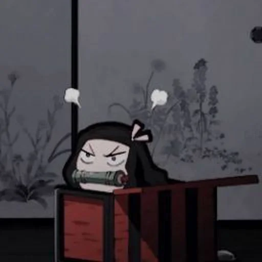 🌸 Стикер «nezuko-chan» для Telegram