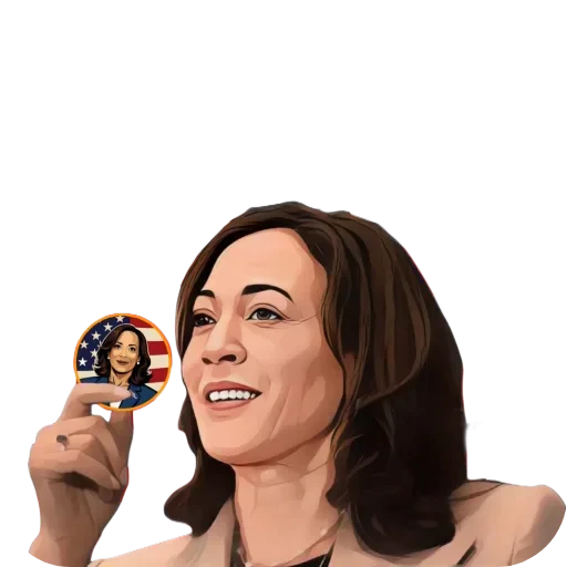 🇺🇸 Стикер «Kamala Harris» для Telegram