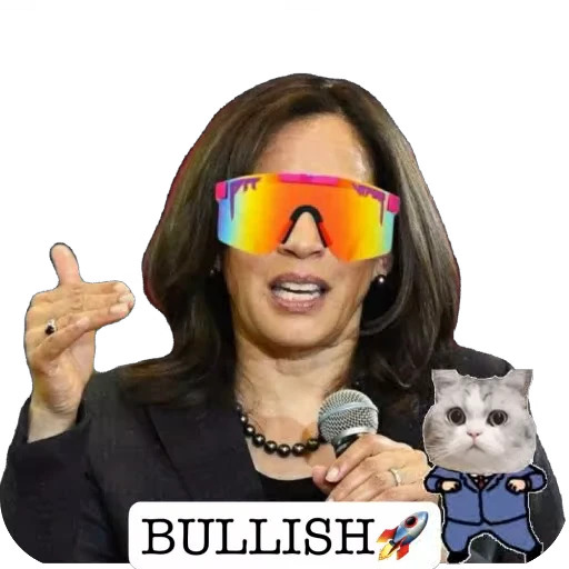 🥰 Стикер «Kamala Harris» для Telegram