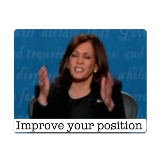 🫥 Стикер «Kamala Harris» для Telegram