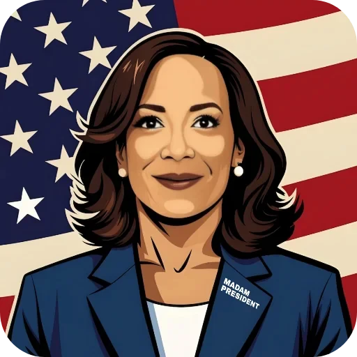 🇺🇸 Стикер «Kamala Harris» для Telegram