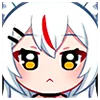 😞 Эмодзи «Kamiko Kana» для Telegram