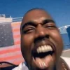 😐 Эмодзи «'Kanye West» для Telegram