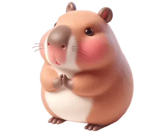 🙏 Стикер «Kapi Capybara» для Telegram