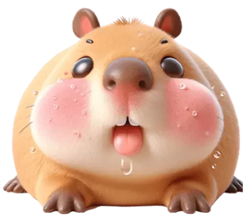 🥵 Стикер «Kapi Capybara» для Telegram