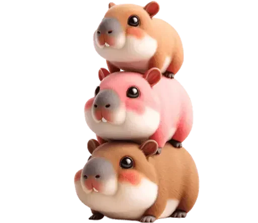 🙃 Стикер «Kapi Capybara» для Telegram
