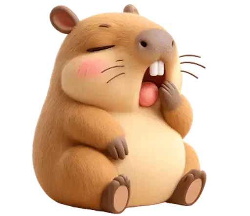 🥱 Стикер «Kapi Capybara» для Telegram