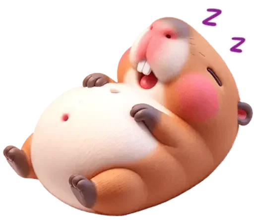 😴 Стикер «Kapi Capybara» для Telegram