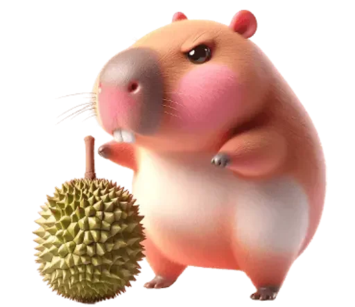 😠 Стикер «Kapi Capybara» для Telegram