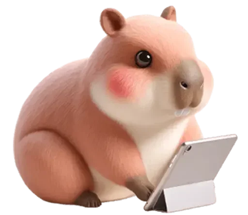 😐 Стикер «Kapi Capybara» для Telegram